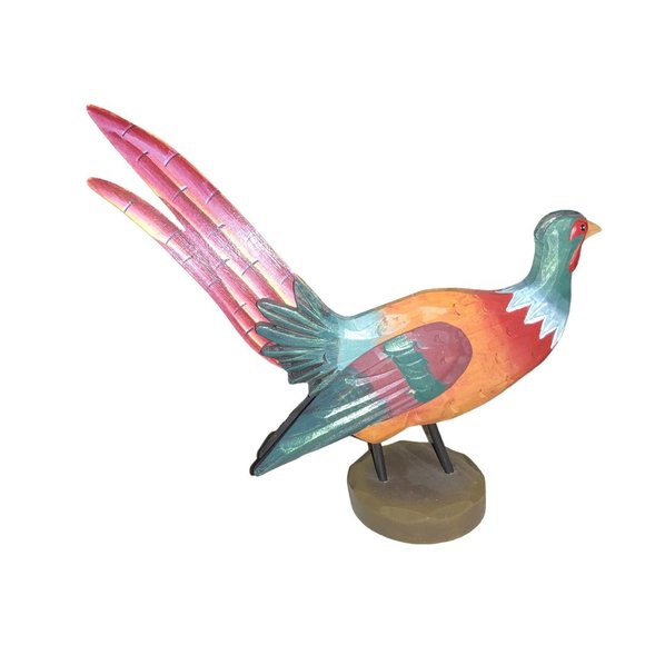 Colorful Pheasant Harvest Table Decor - Picture 9 of 10